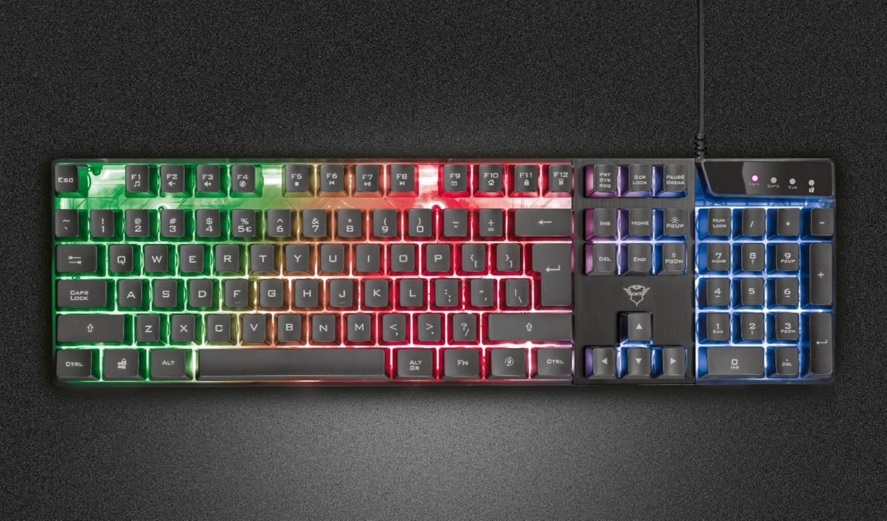 Trust.com - GXT 835 Azor Illuminated Gaming Keyboard