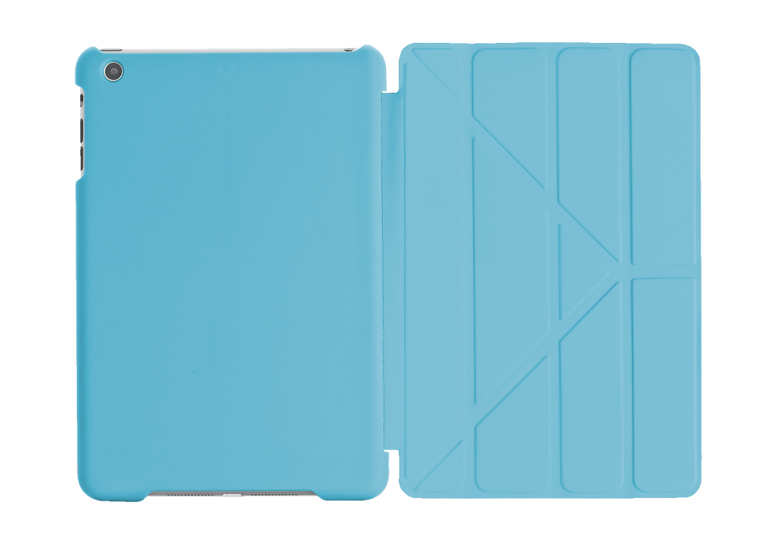 Tria Smart Case & Stand for iPad mini - blue-Back