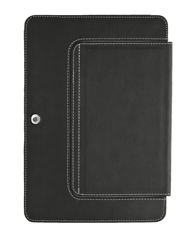 eLiga Folio Stand with stylus for Galaxy Tab 2 10.1 - black-Back