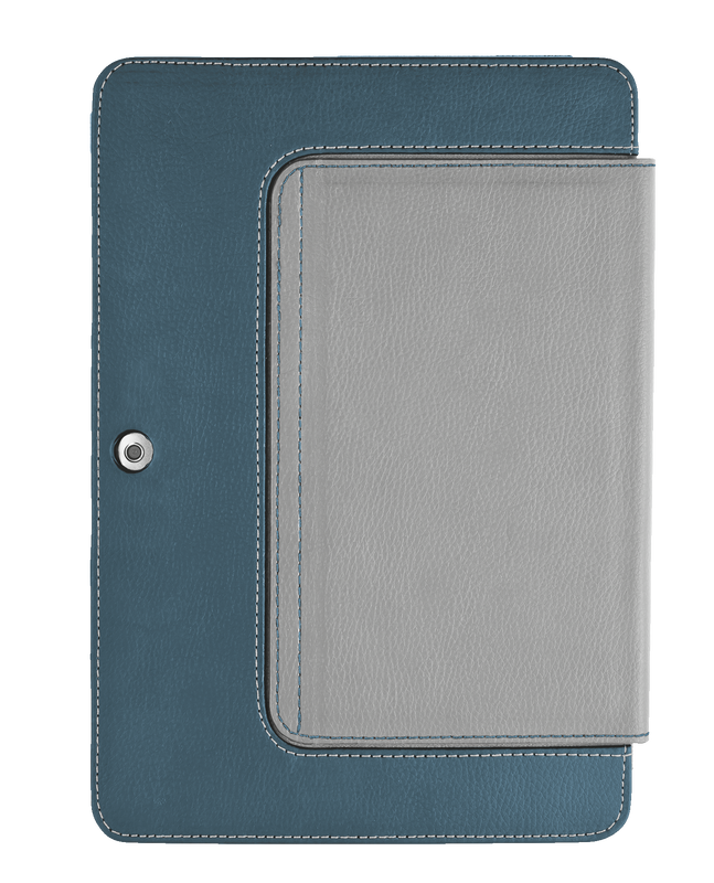 eLiga Folio Stand with stylus for Galaxy Tab 2 10.1 - blue-Back