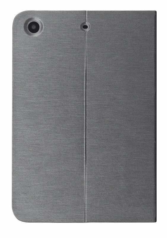 Aeroo Ultrathin Folio Stand for iPad mini - grey/orange-Back