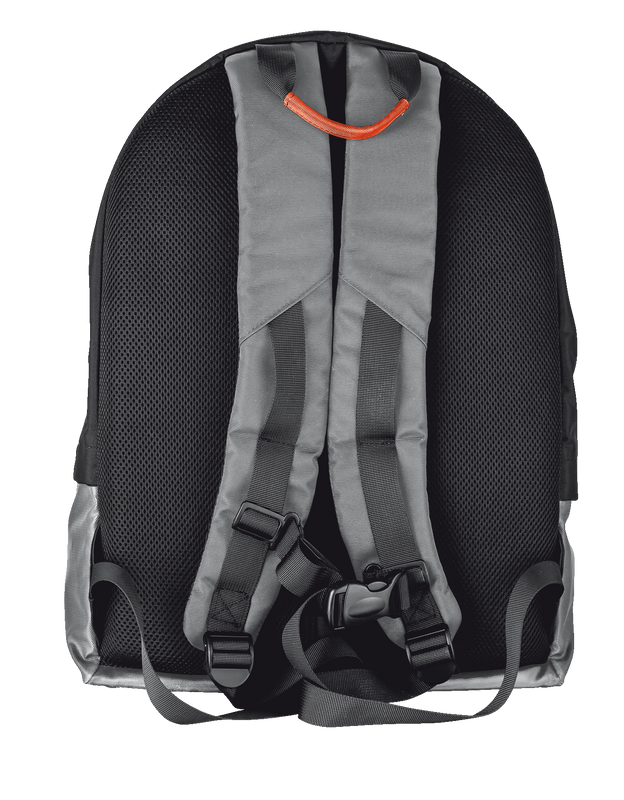 Cruz Backpack for 16" laptops - grey/orange-Back