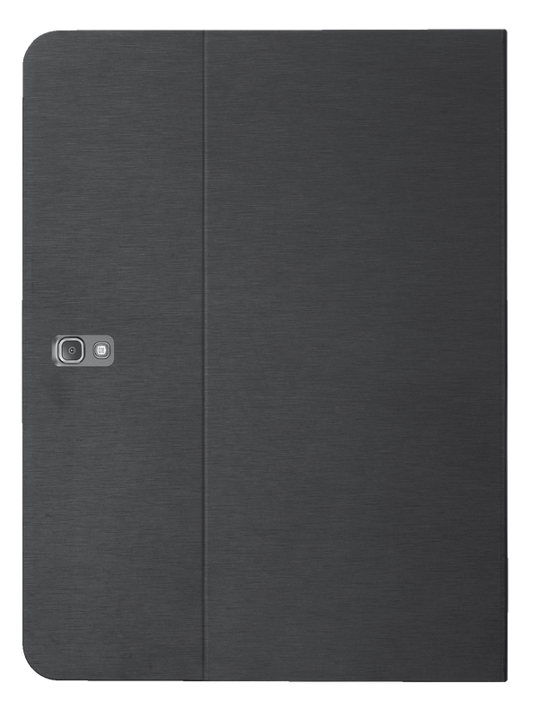 Aeroo Ultrathin Folio Stand for 10" Samsung tablets - black-Back