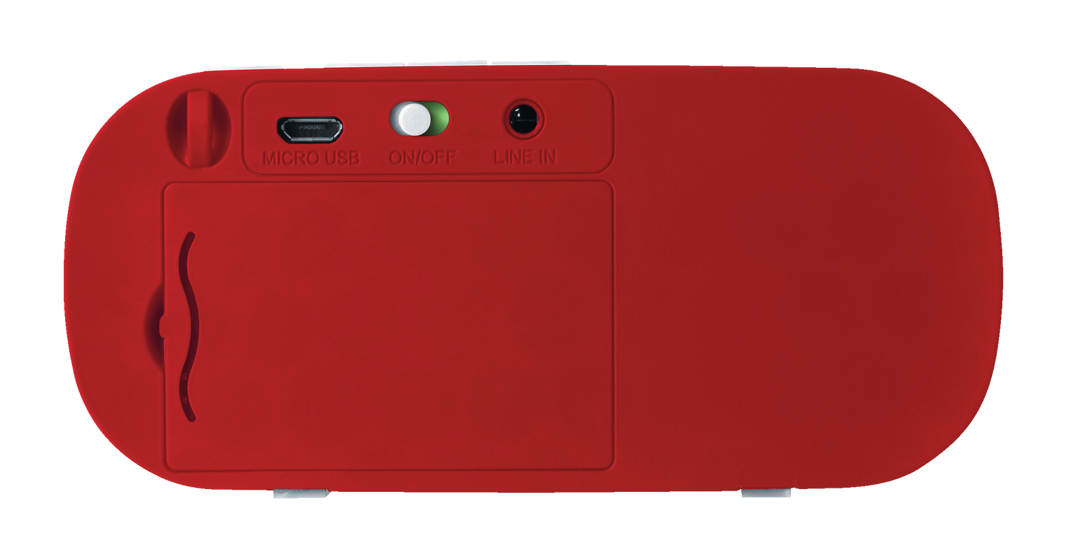Tunebox Bluetooth Wireless Speaker - red-Back