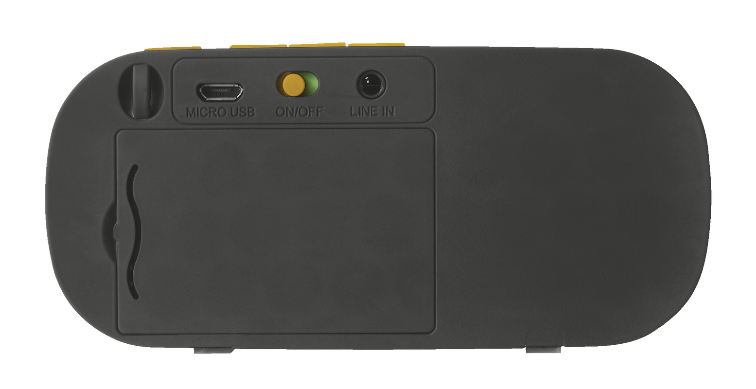 Tunebox Bluetooth Wireless Speaker - yellow-Back