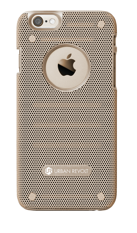 Endura Grip & Protection case for iPhone 6 - gold-Back