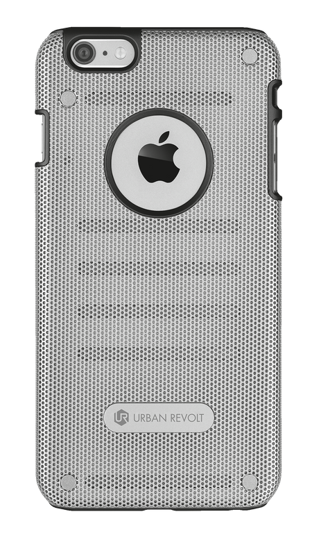 Endura Grip & Protection case for iPhone 6 Plus - silver-Back