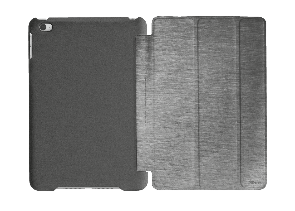 Aurio Smart Folio for iPad mini 4 - grey-Back