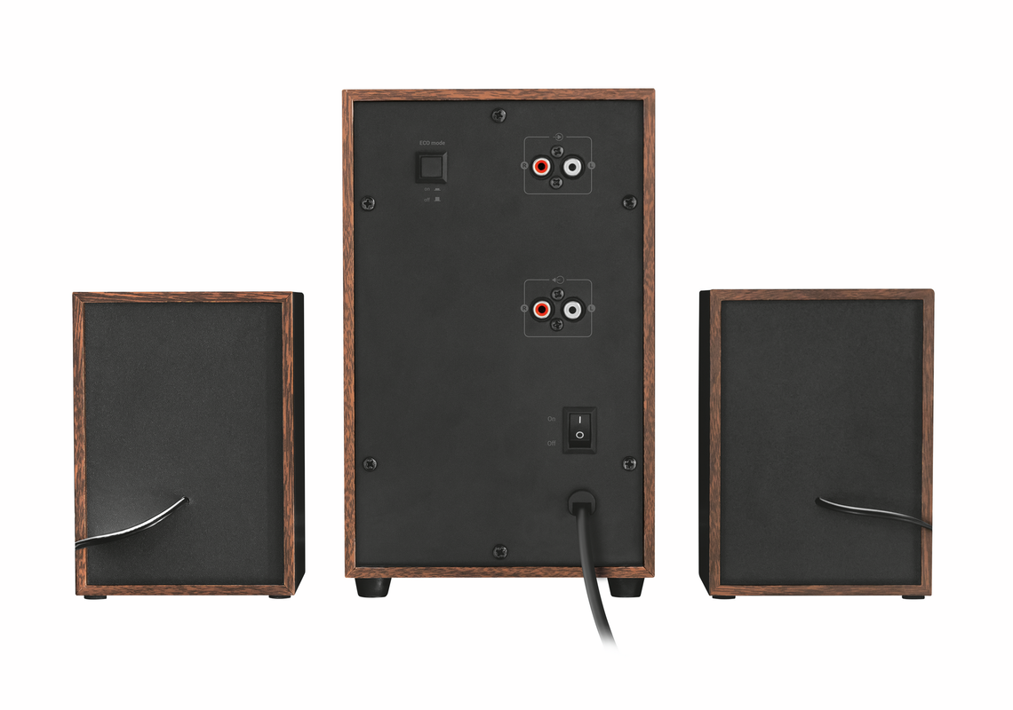 Silva 2.1 Speaker Set for pc and laptop-Back
