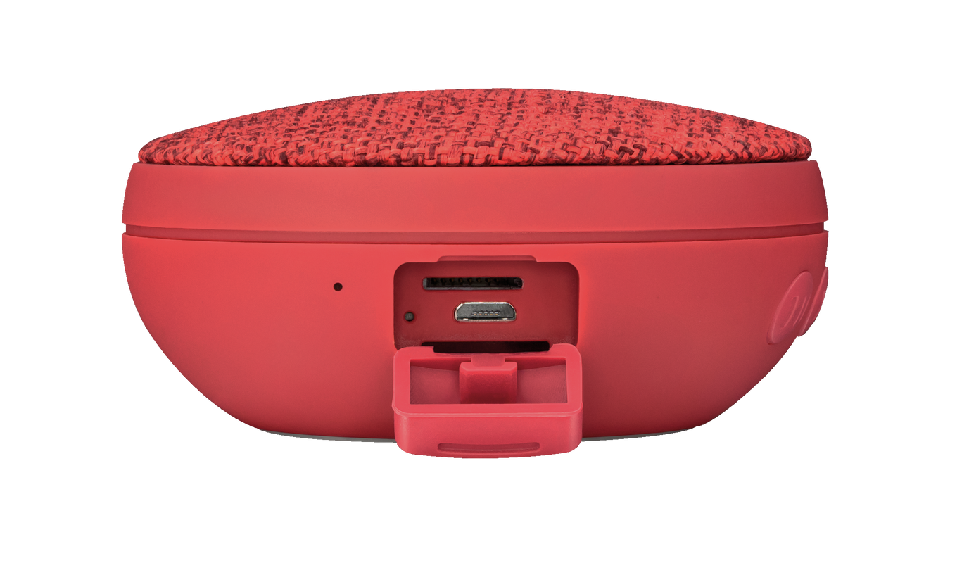 Fyber Go Bluetooth Wireless Speaker - red-Back