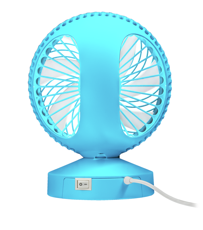 Ventu USB Cooling Fan - blue-Back
