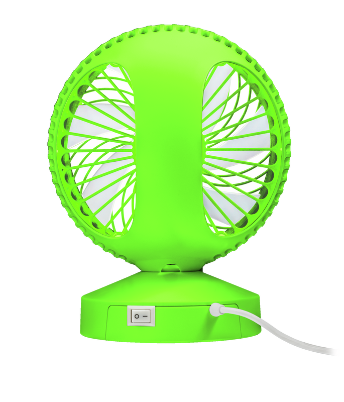 Ventu USB Cooling Fan - green-Back