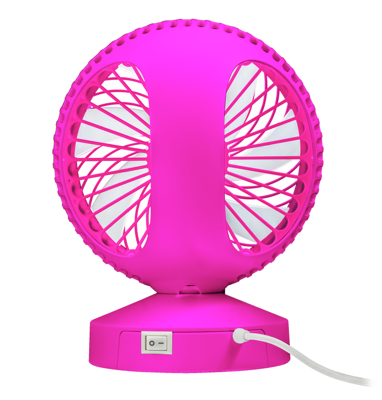 Ventu USB Cooling Fan - pink-Back