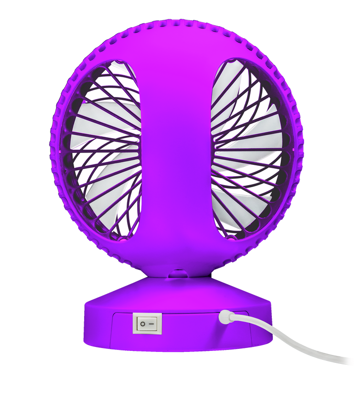 Ventu USB Cooling Fan - purple-Back