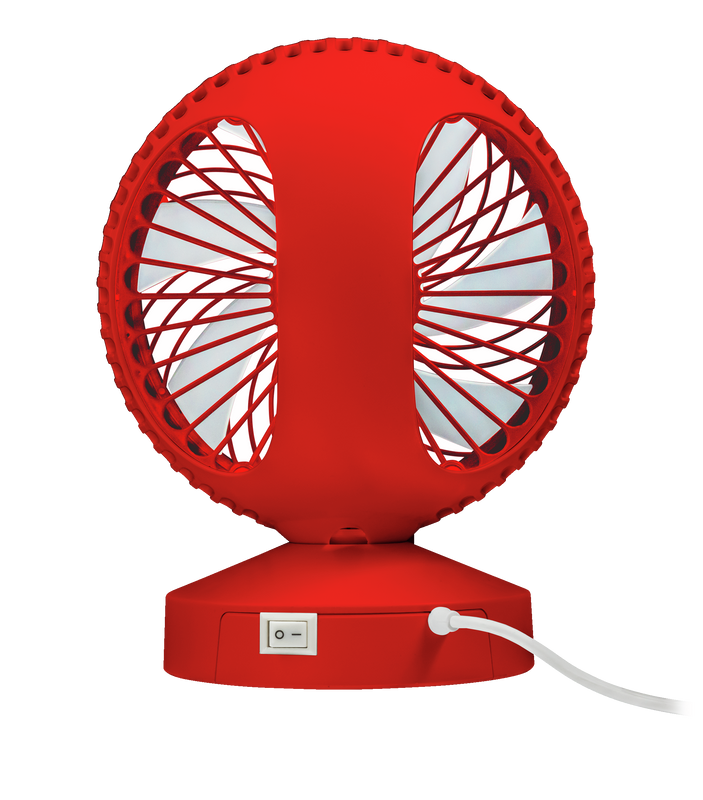 Ventu USB Cooling Fan - red-Back