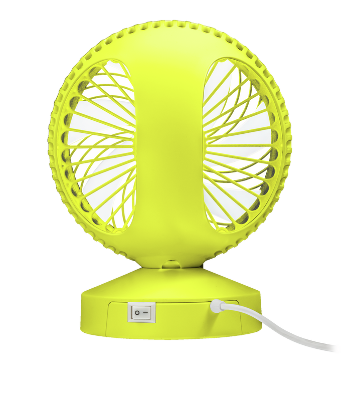 Ventu USB Cooling Fan - yellow-Back