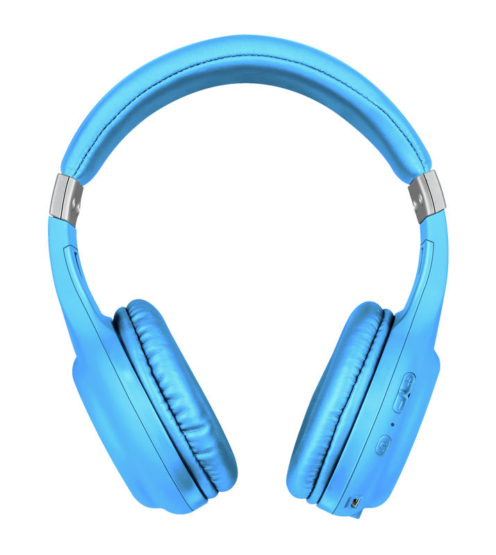 Dura Bluetooth wireless headphones - neon blue-Back