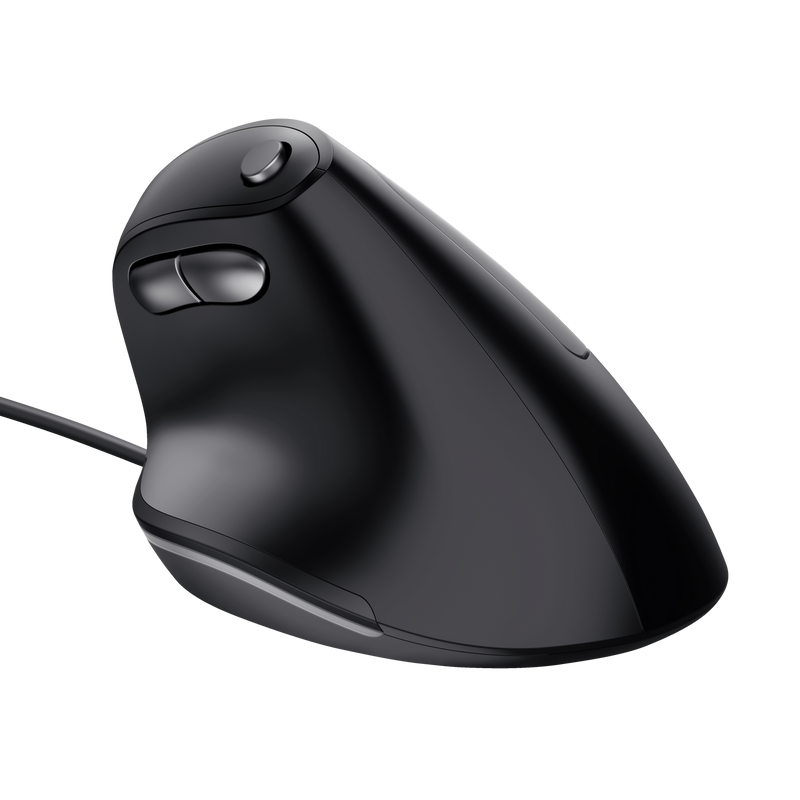 Mouse ergonomico wireless V7 con 7 pulsanti/Mouse DPI regolabile- Nero