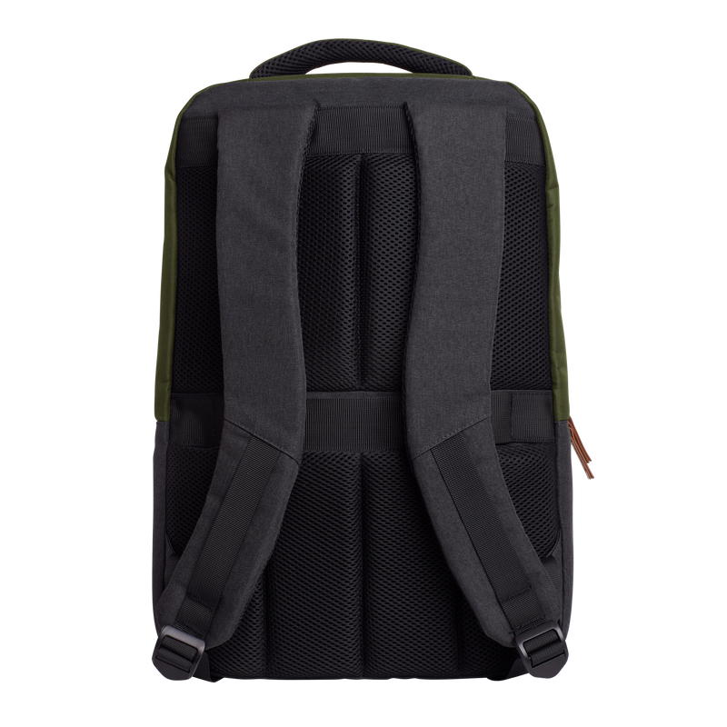 Lisboa 16" Laptop Backpack - Green-Back