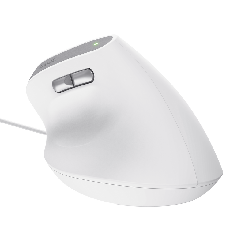 Bayo II Ergonomic Mouse - White-Back