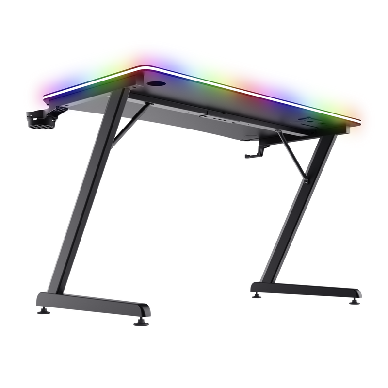 GXT 710 Luminus Pro RGB Gaming Desk-Back