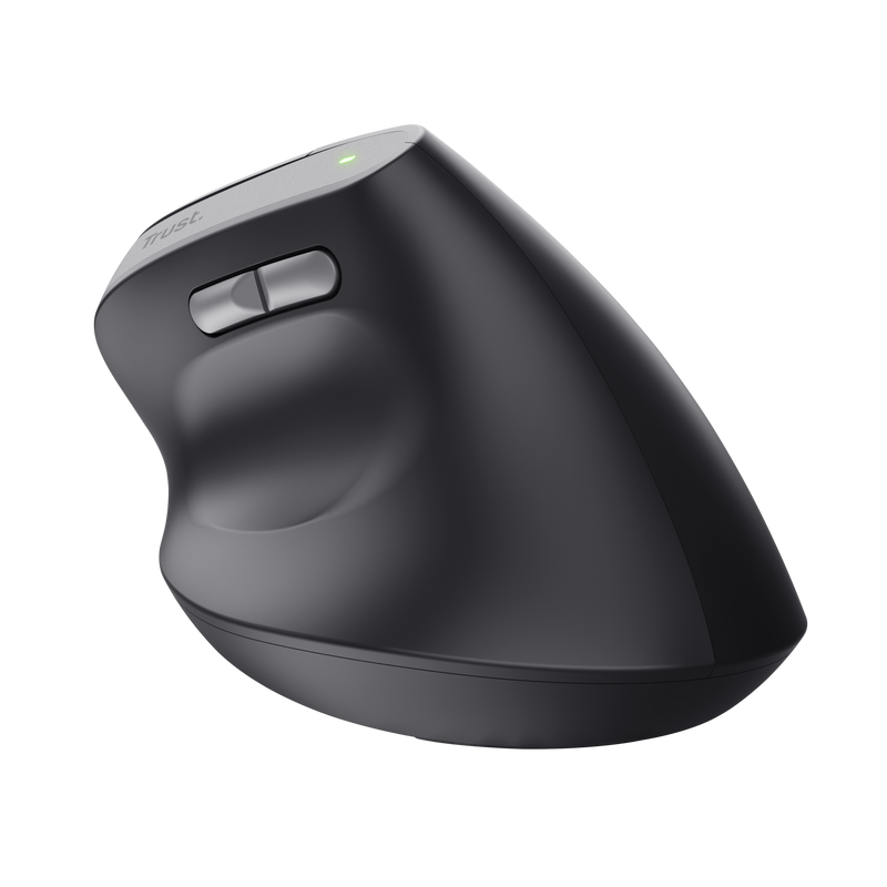 Yuno Wireless Ergonomic Mouse Black-Back