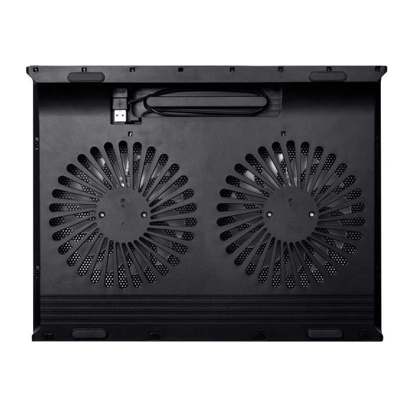Azul Dual Fan Laptop Cooling Stand (FF Packaging)-Bottom