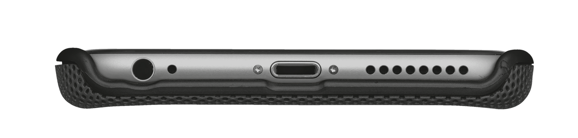 Endura Grip & Protection case for iPhone 6 Plus - black-Bottom