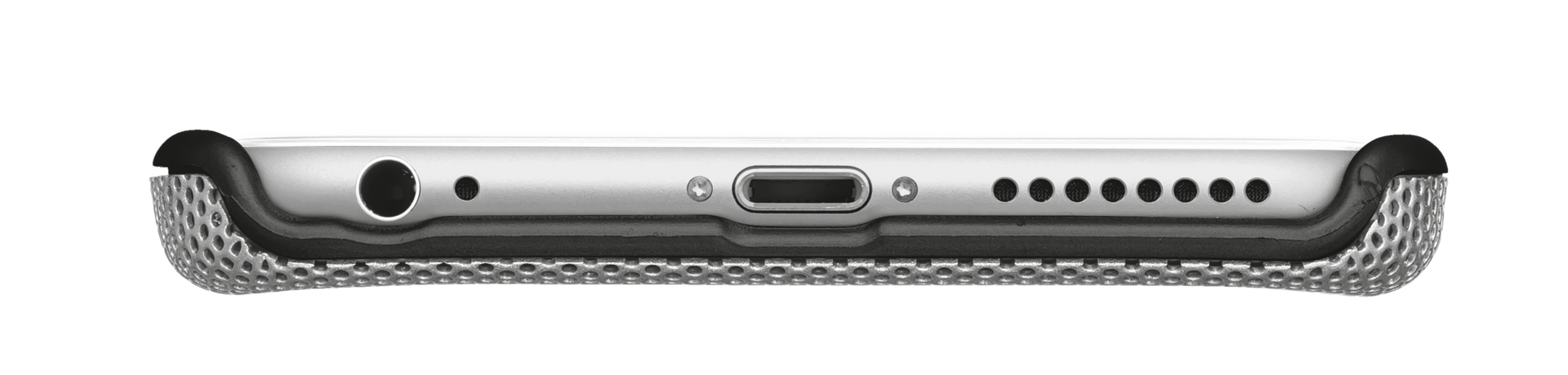Endura Grip & Protection case for iPhone 6 Plus - silver-Bottom
