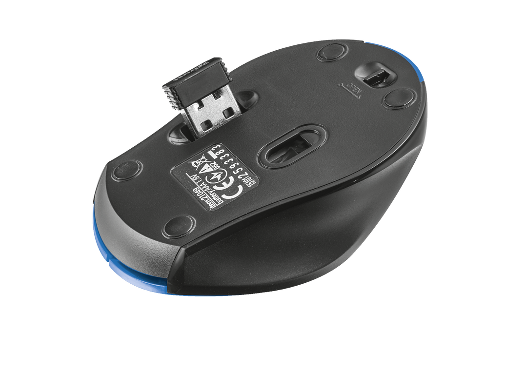 Oni Micro Wireless Mouse - blue-Bottom