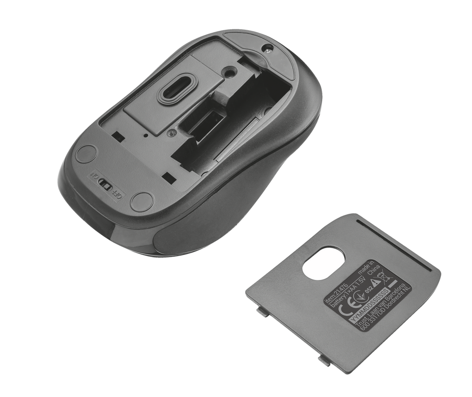 Xani Bluetooth Wireless Mouse - red-Bottom