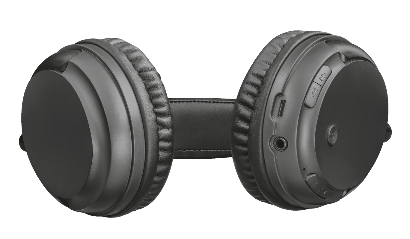 Kodo Bluetooth Wireless Headphone - black metallic-Bottom