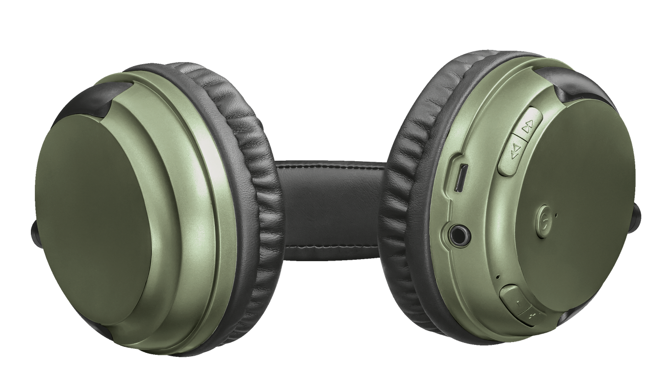 Kodo Bluetooth Wireless Headphone - olive metallic-Bottom