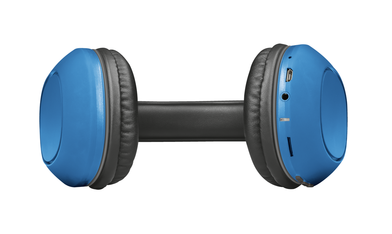Dona Bluetooth Wireless Headphones - blue-Bottom