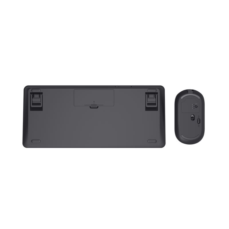 Lyra Wireless Keyboard & Mouse Set - black-Bottom