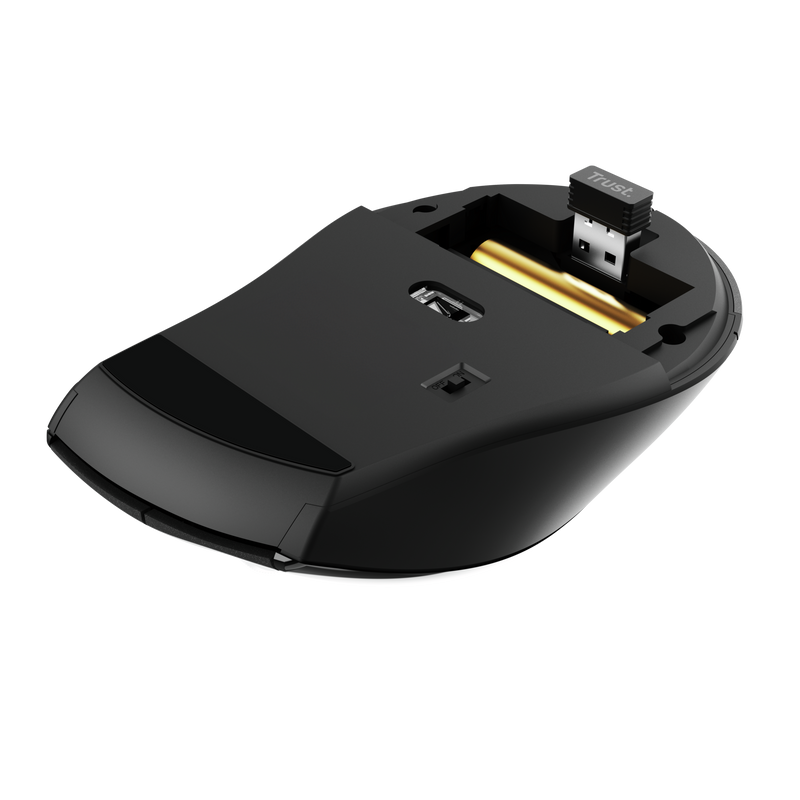 Sura Comfortable Wireless Mouse-Bottom