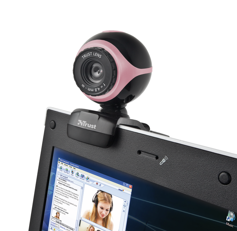 Exis Webcam - Black/Pink-Extra