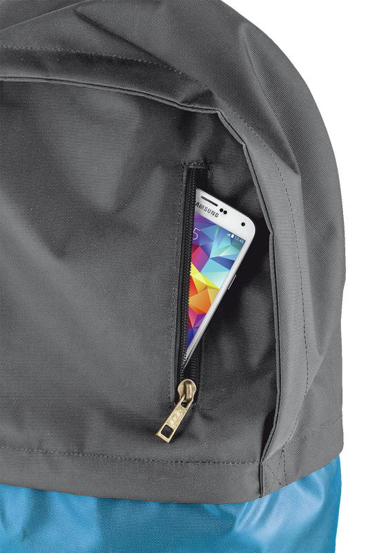 Cruz Backpack for 16" laptops - grey/blue-Extra