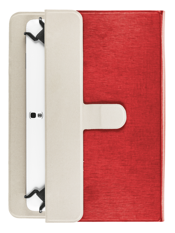 Aexxo Universal Folio Case for 10.1" tablets - red-Extra