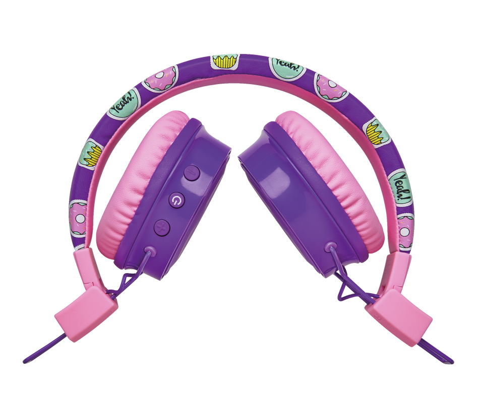 Comi Bluetooth Wireless Kids Headphones - purple-Extra