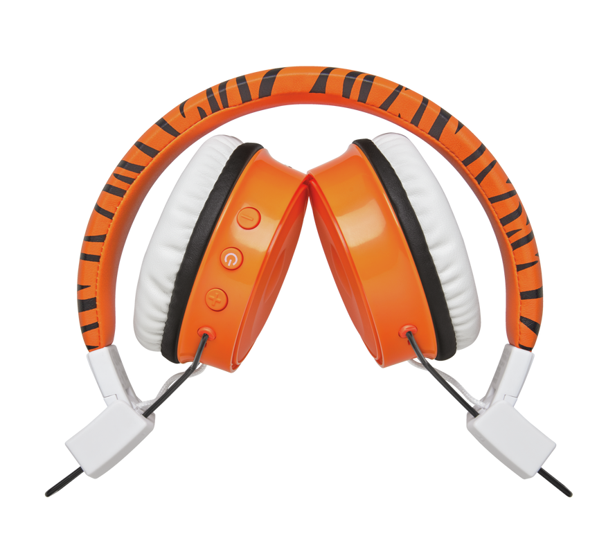 Comi Bluetooth Wireless Kids Headphones - orange-Extra