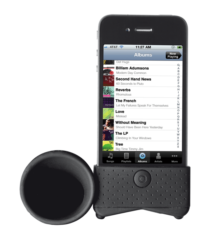 Horn Speaker & Stand for iPhone 4/4S-Front