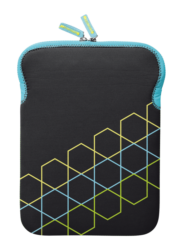 Anti-shock Bubble Sleeve for 10'' tablets - black-Front