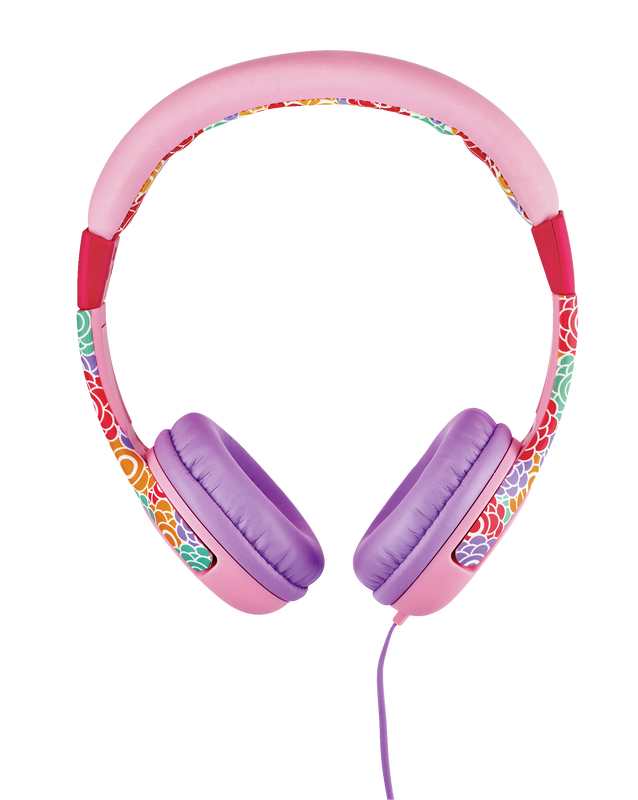 Spila Kids Headphones - flower-Front