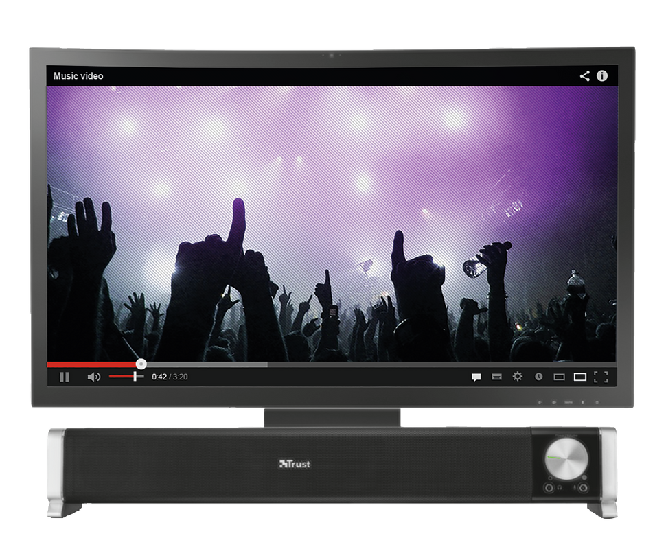 Asto Soundbar for PC & TV-Front