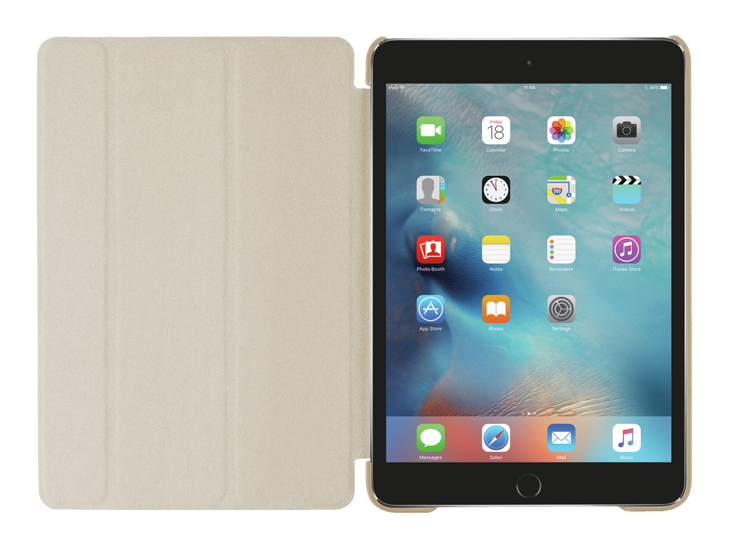 Aurio Smart Folio for iPad mini 4 - gold-Front