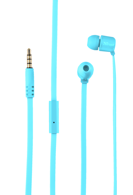 Duga In-Ear Headphones - neon blue-Front