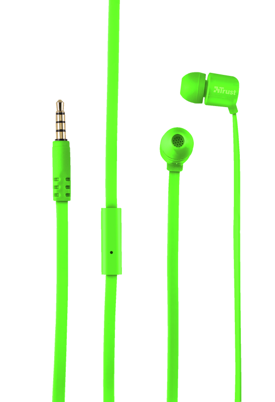 Duga In-Ear Headphones - neon green-Front