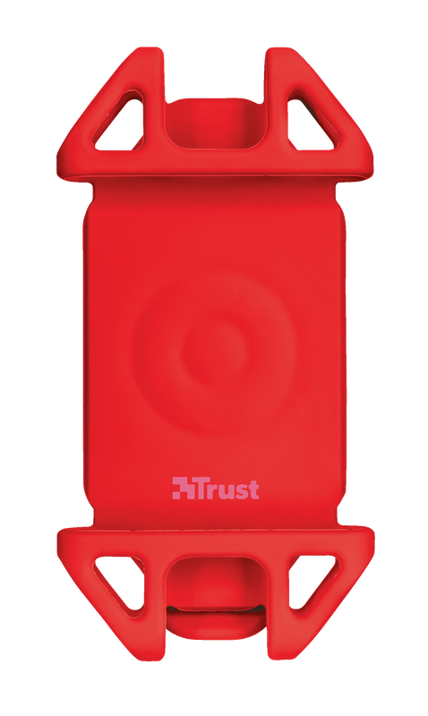 Bari Flexible Phone holder for bikes - red-Front