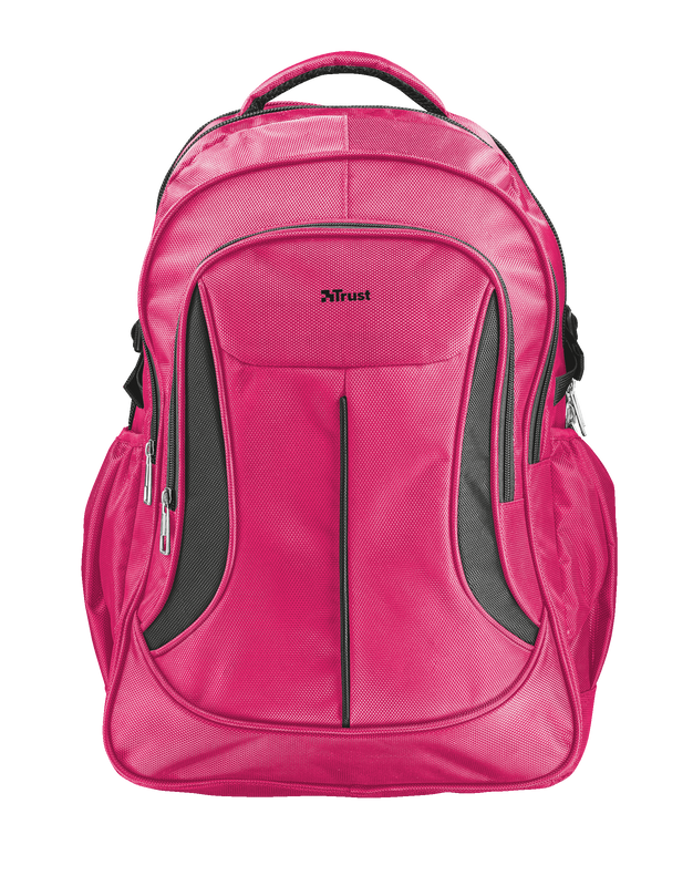 Lima Backpack for 16" laptops - neon pink-Front